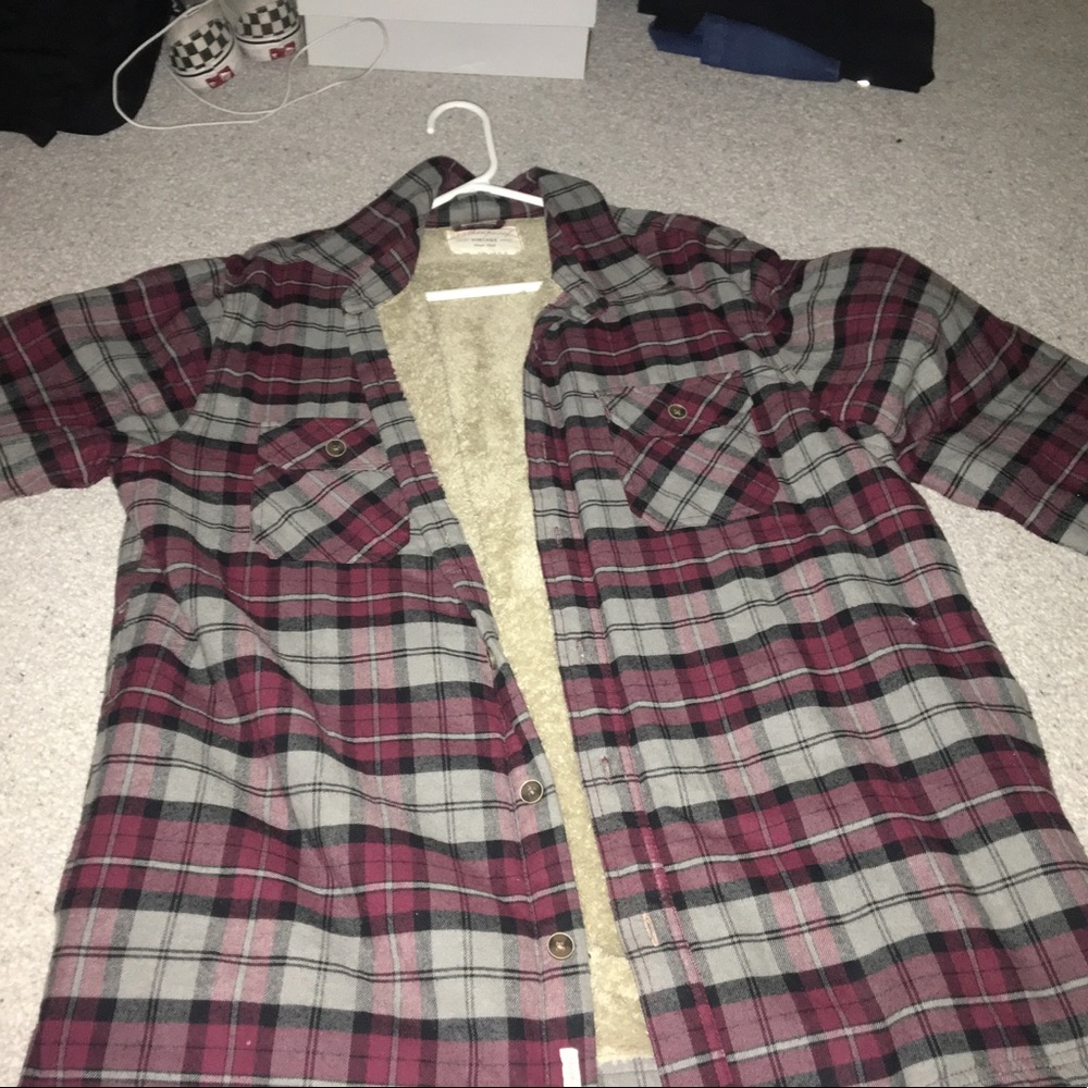 large weatherproof fluffy inside flannel